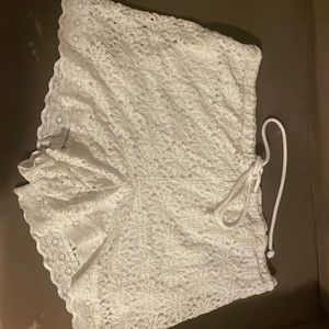 A lace short. In the size  extra large. From Fashion Nova.